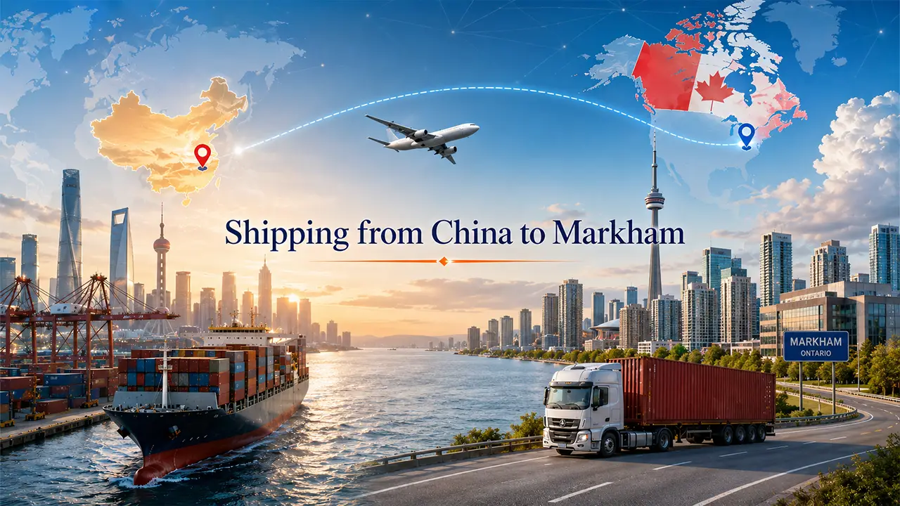 Shipping from China to Markham