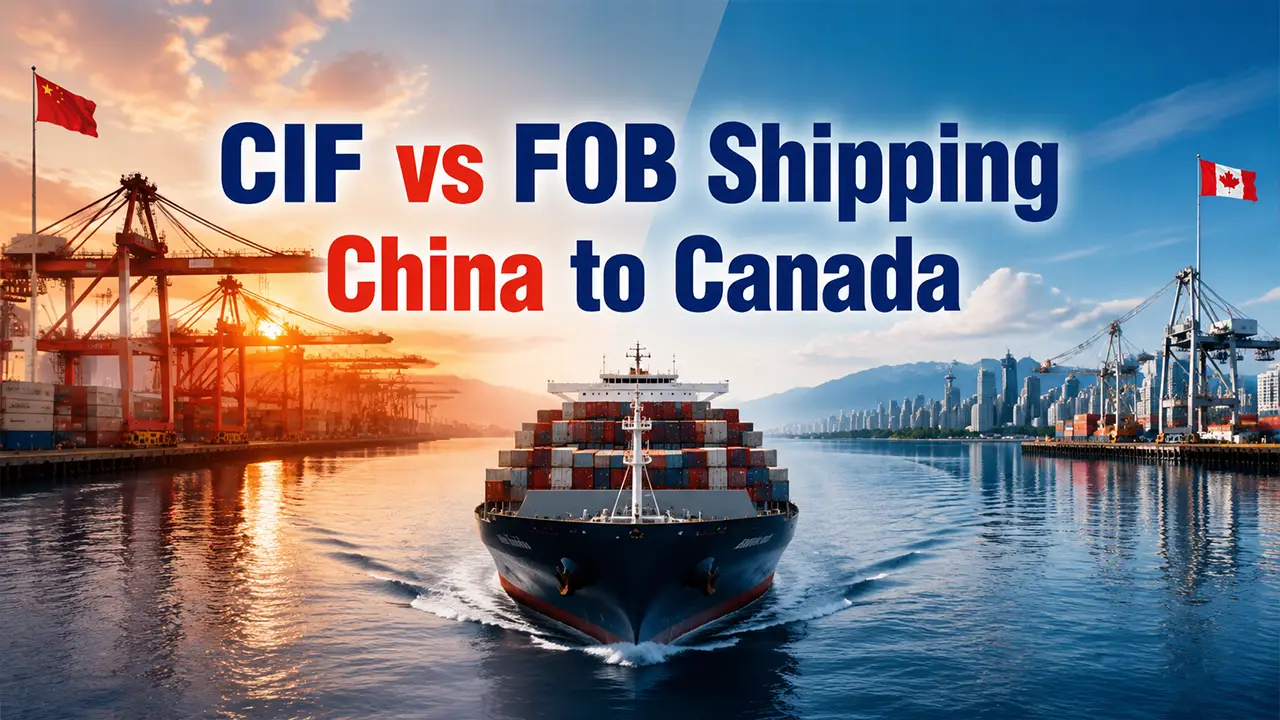 CIF vs FOB shipping from China to Canada